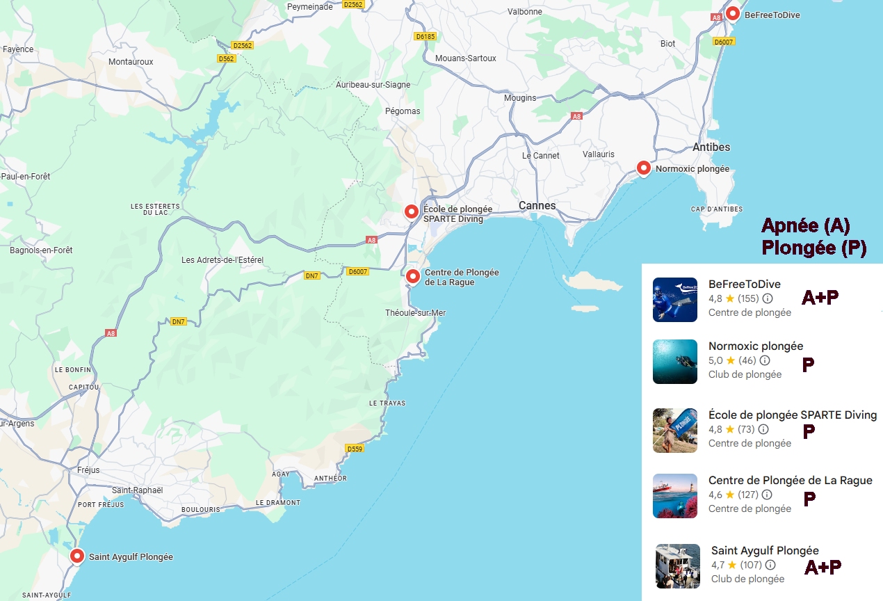 Plan des structures partenaires