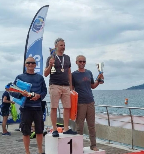 Yannick, Marc, et Pierre podium 100% ORCA !