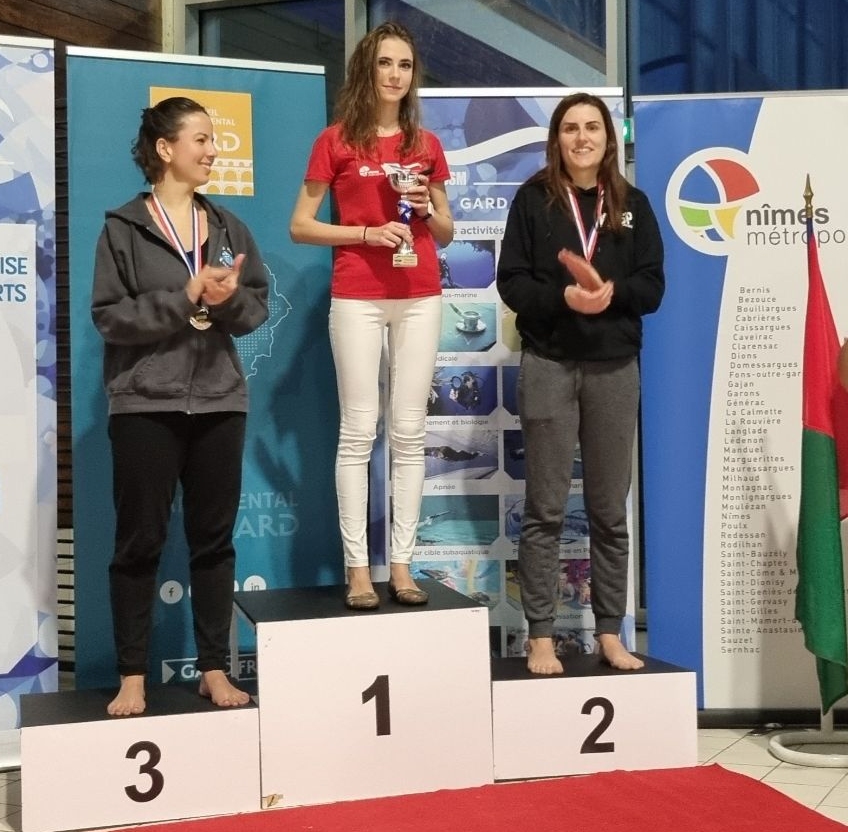 Joana podium à Besançon